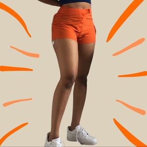 orange shorts